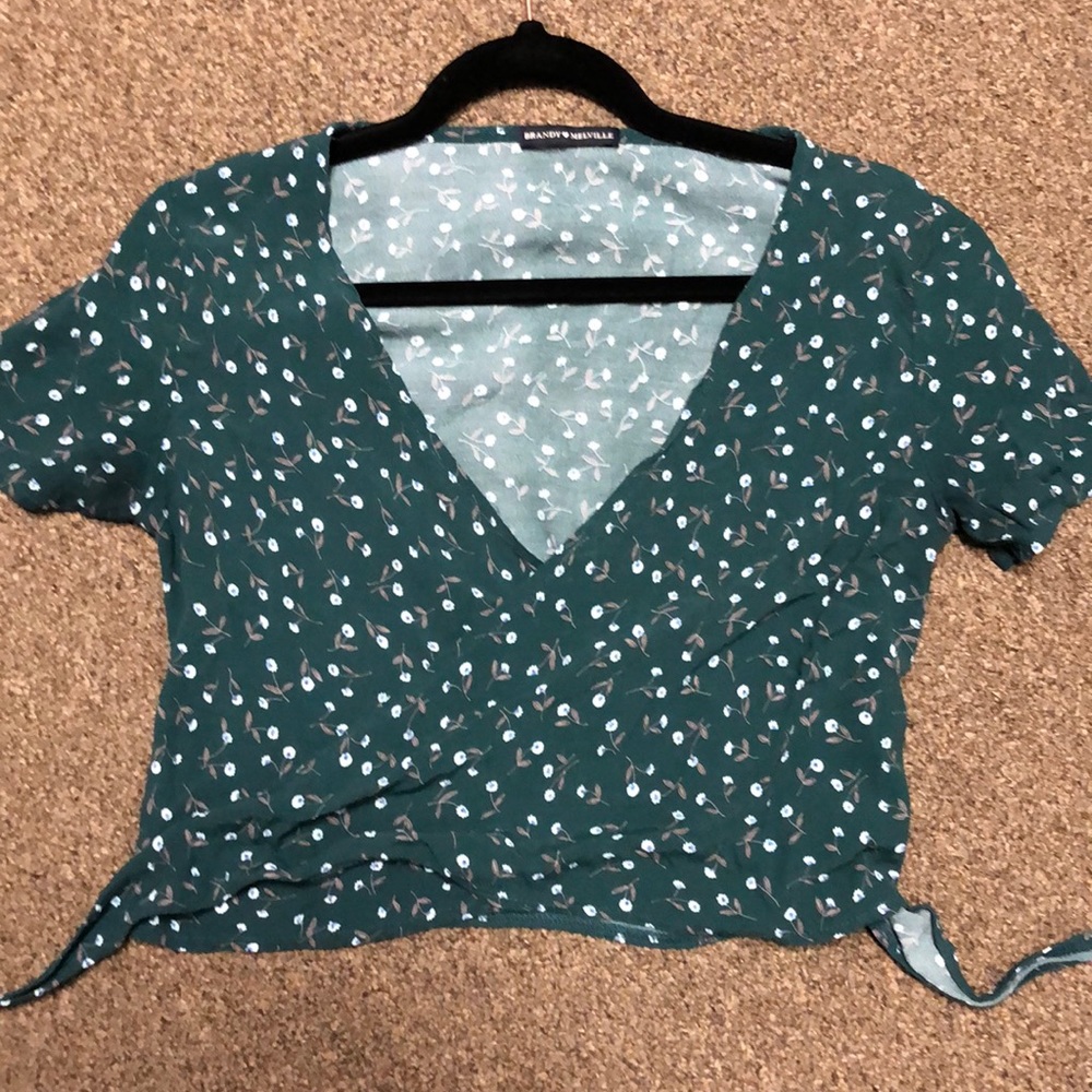 Brandy Melville wrap around top
